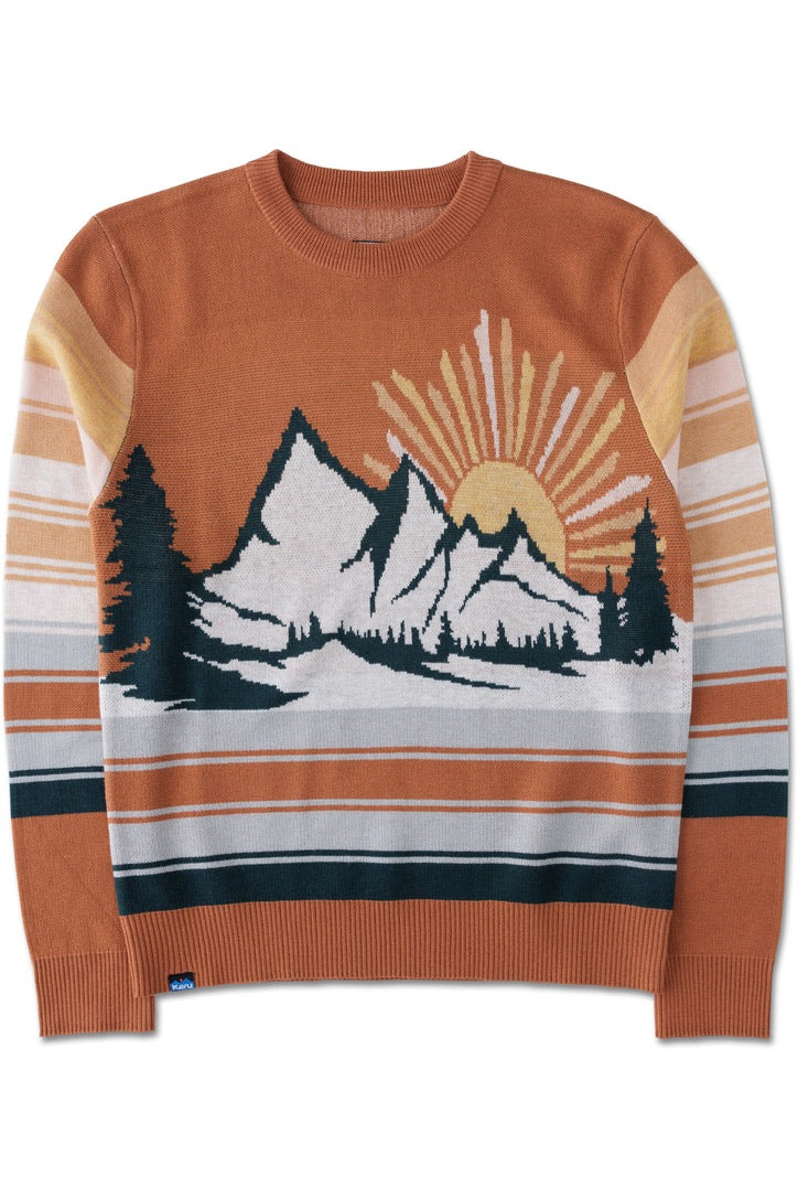 KAVU Hillrose Print Sweater