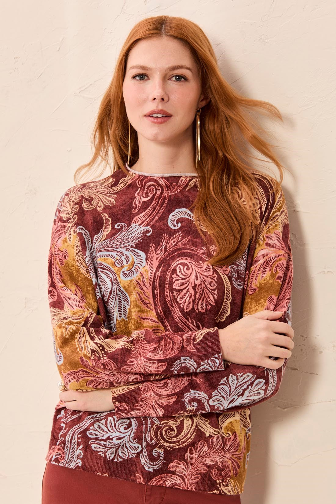 TB Funnel Neck Sweater