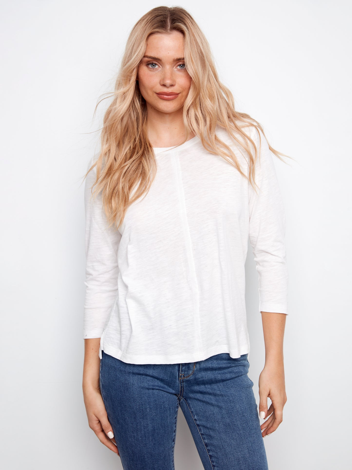 CB 3/4 Slv Oganic Cotton Top