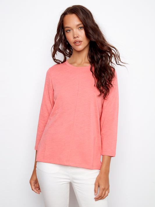 CB 3/4 Slv Oganic Cotton Top