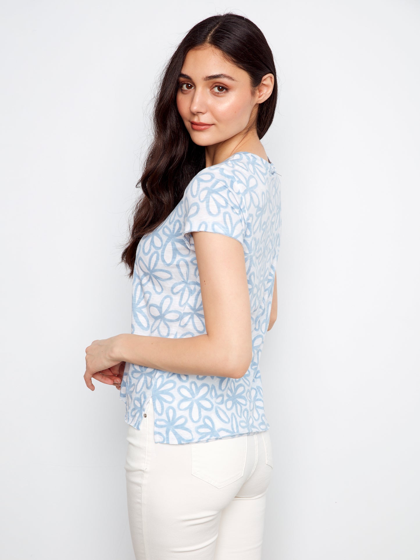 CB Organic Printed Cotton T-Shirt