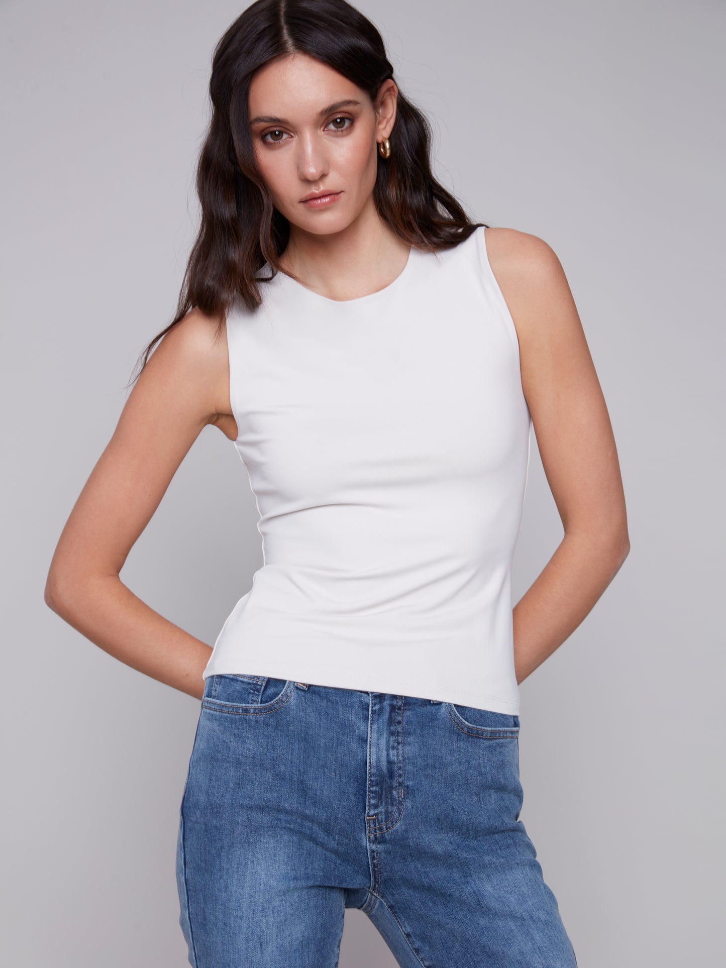 CB Sleeveless Fitted Top