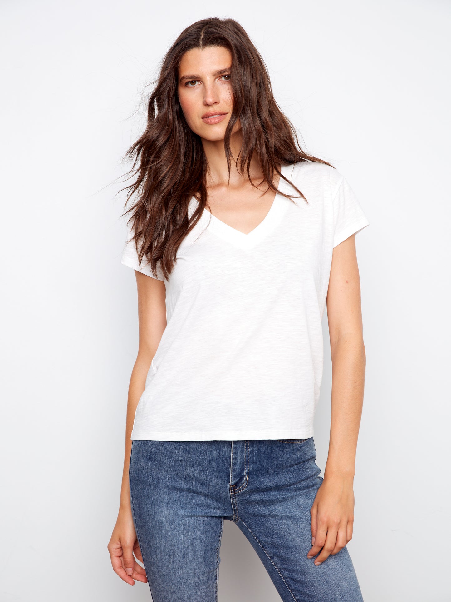 CB Organic Cotton V-Neck T