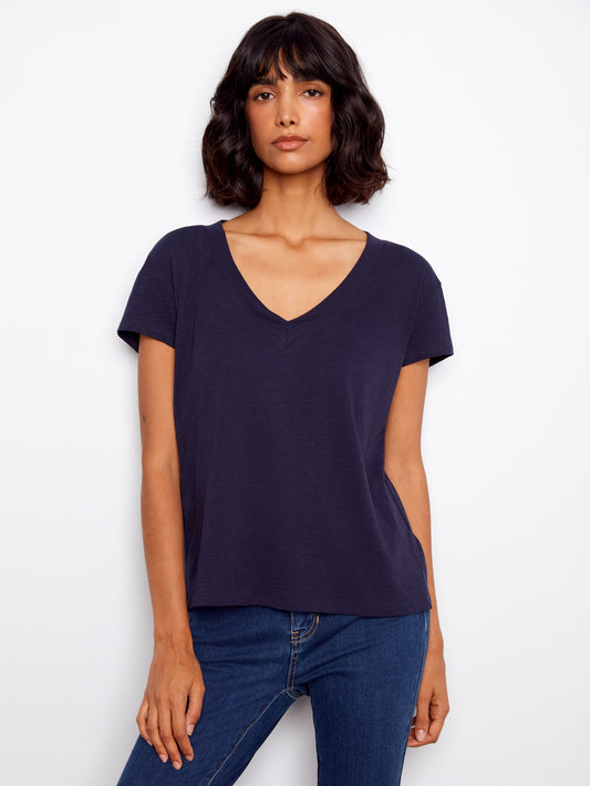 CB Organic Cotton V-Neck T
