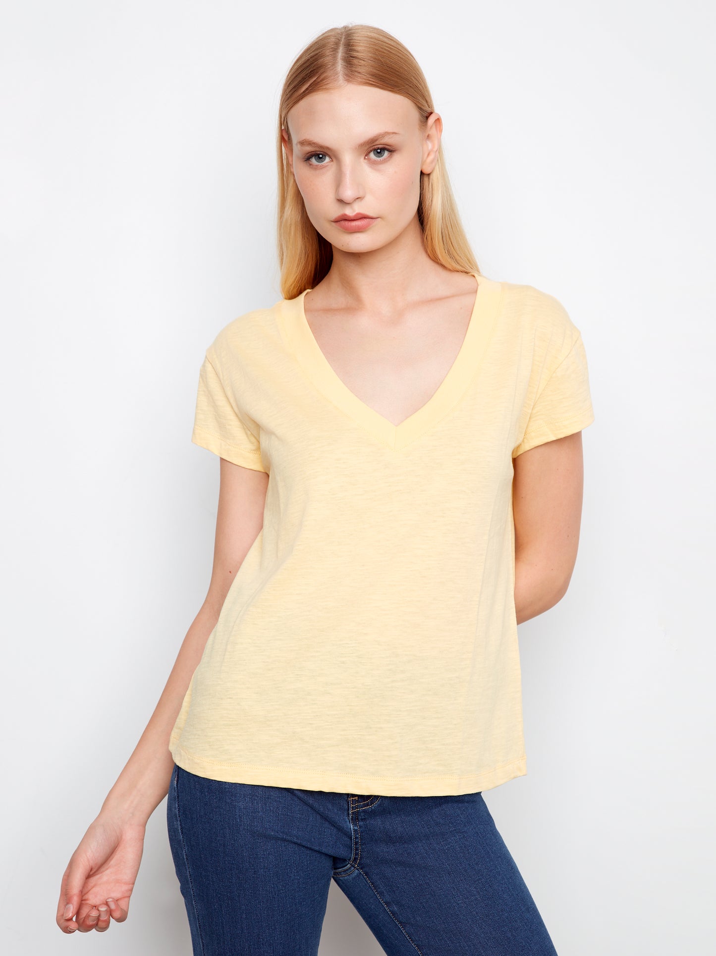 CB Organic Cotton V-Neck T