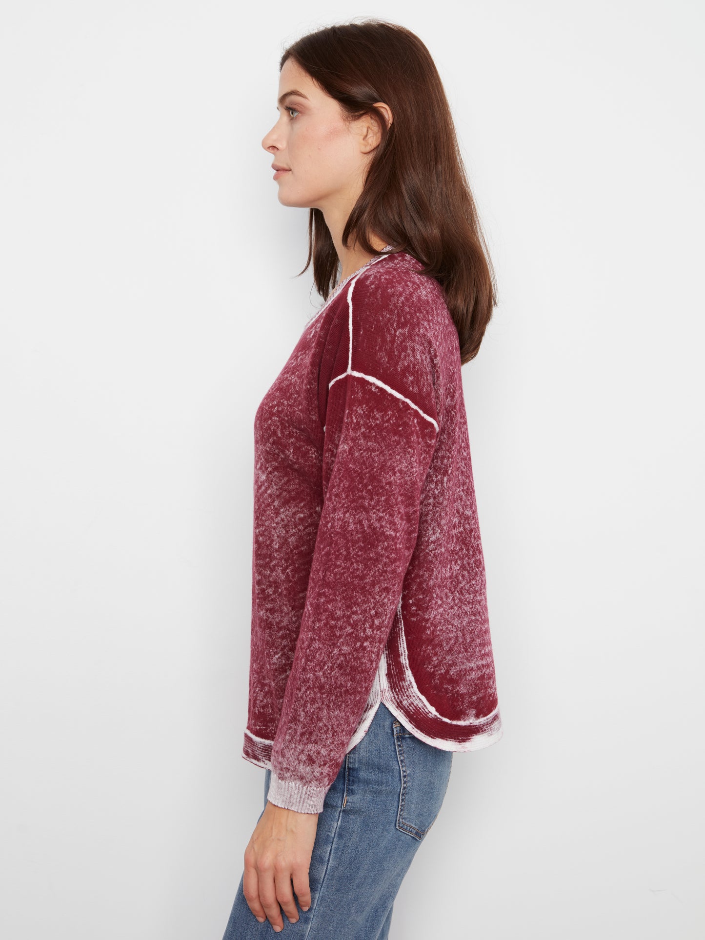 CB Reverse Print Crewneck Sweater