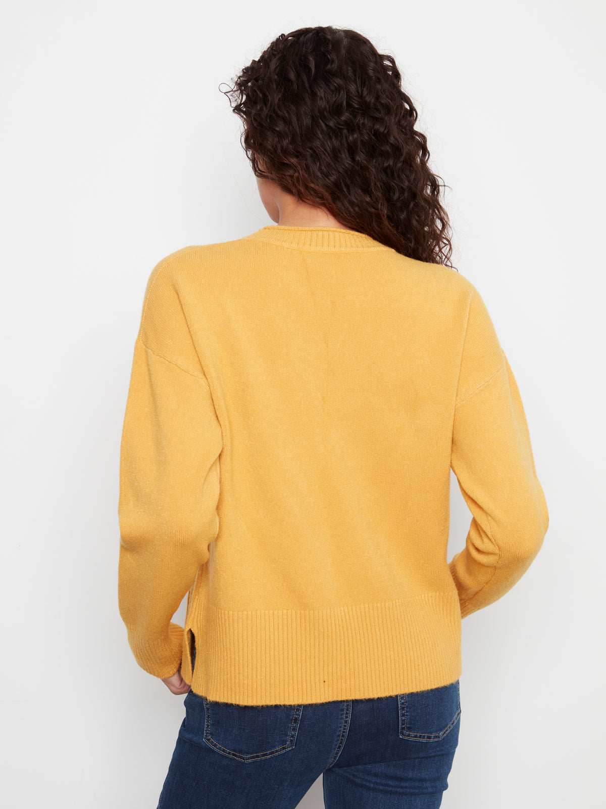 CB Cropped Sweater W/Pocket