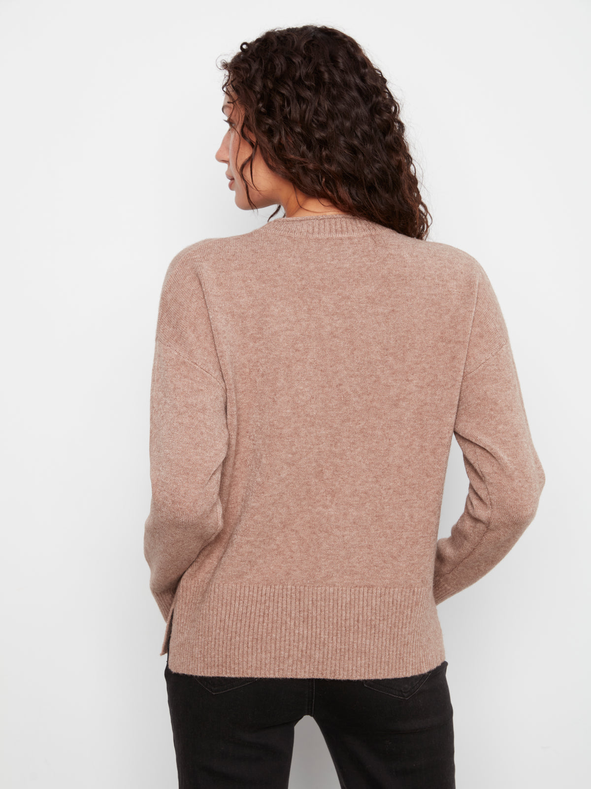 CB Cropped Sweater W/Pocket