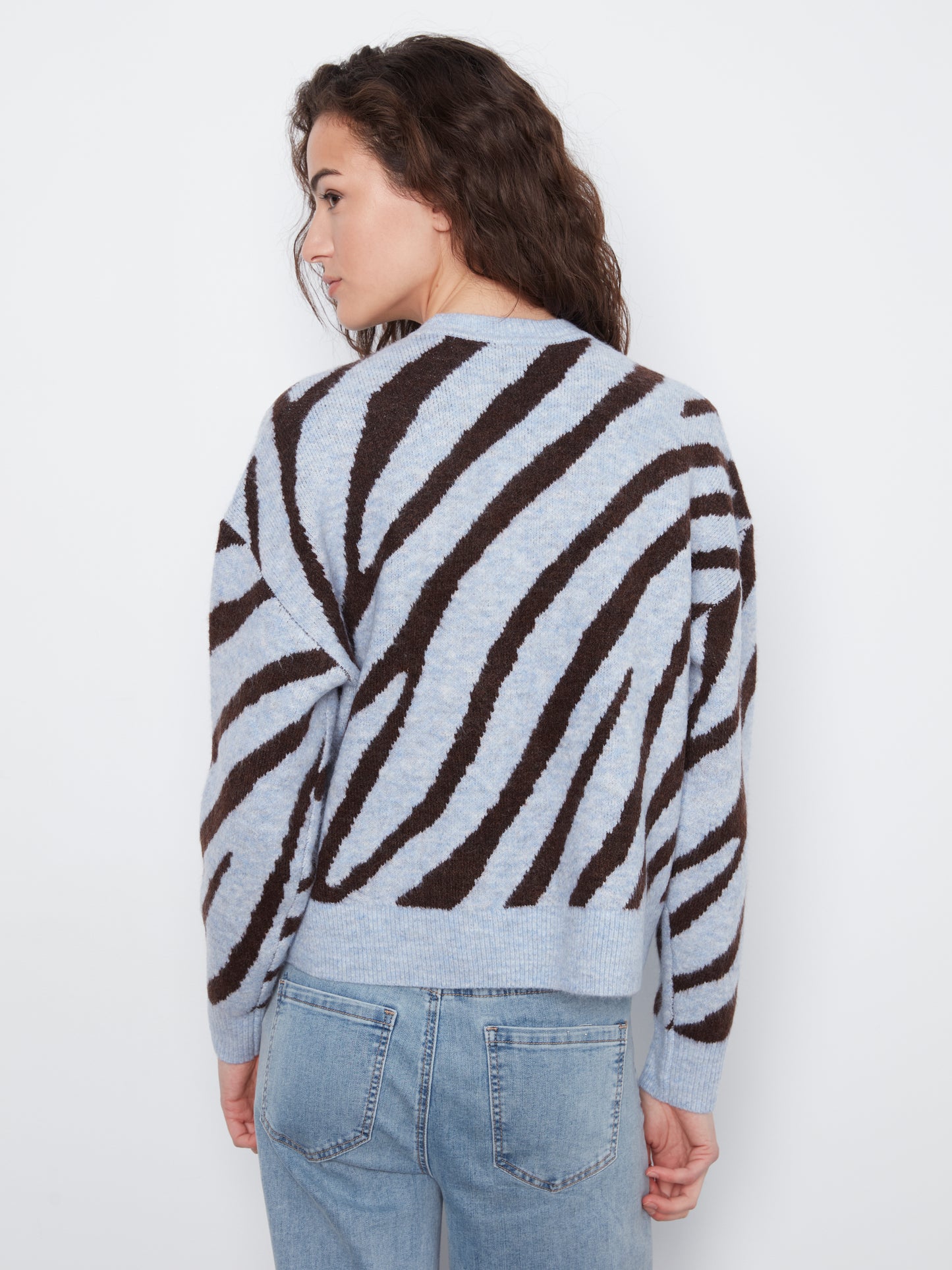 CB Crewneck Jacquard Sweater