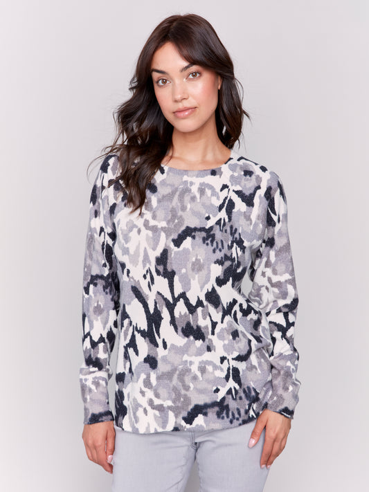 CB Reversable Printed Sweater