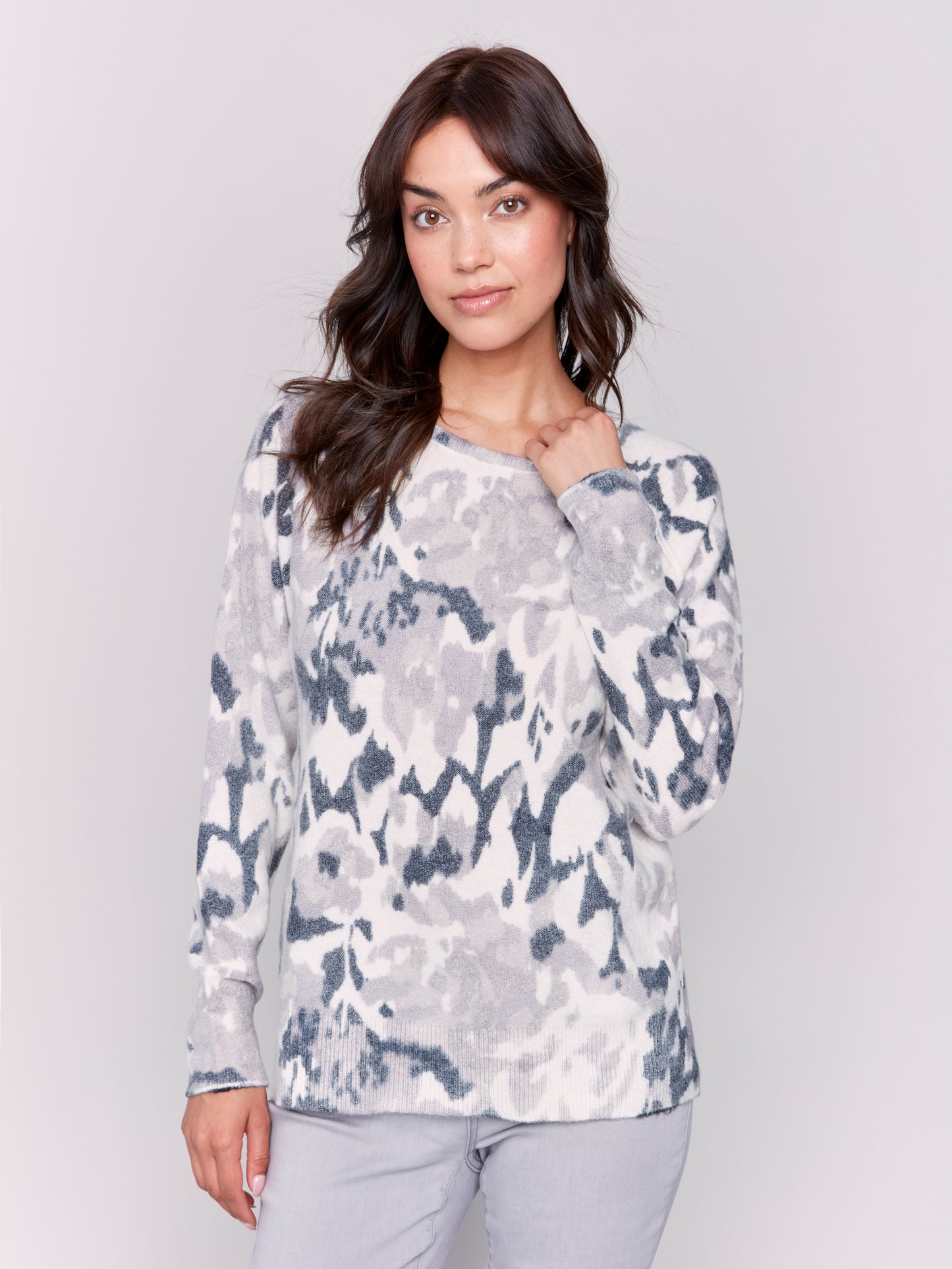 CB Reversable Printed Sweater