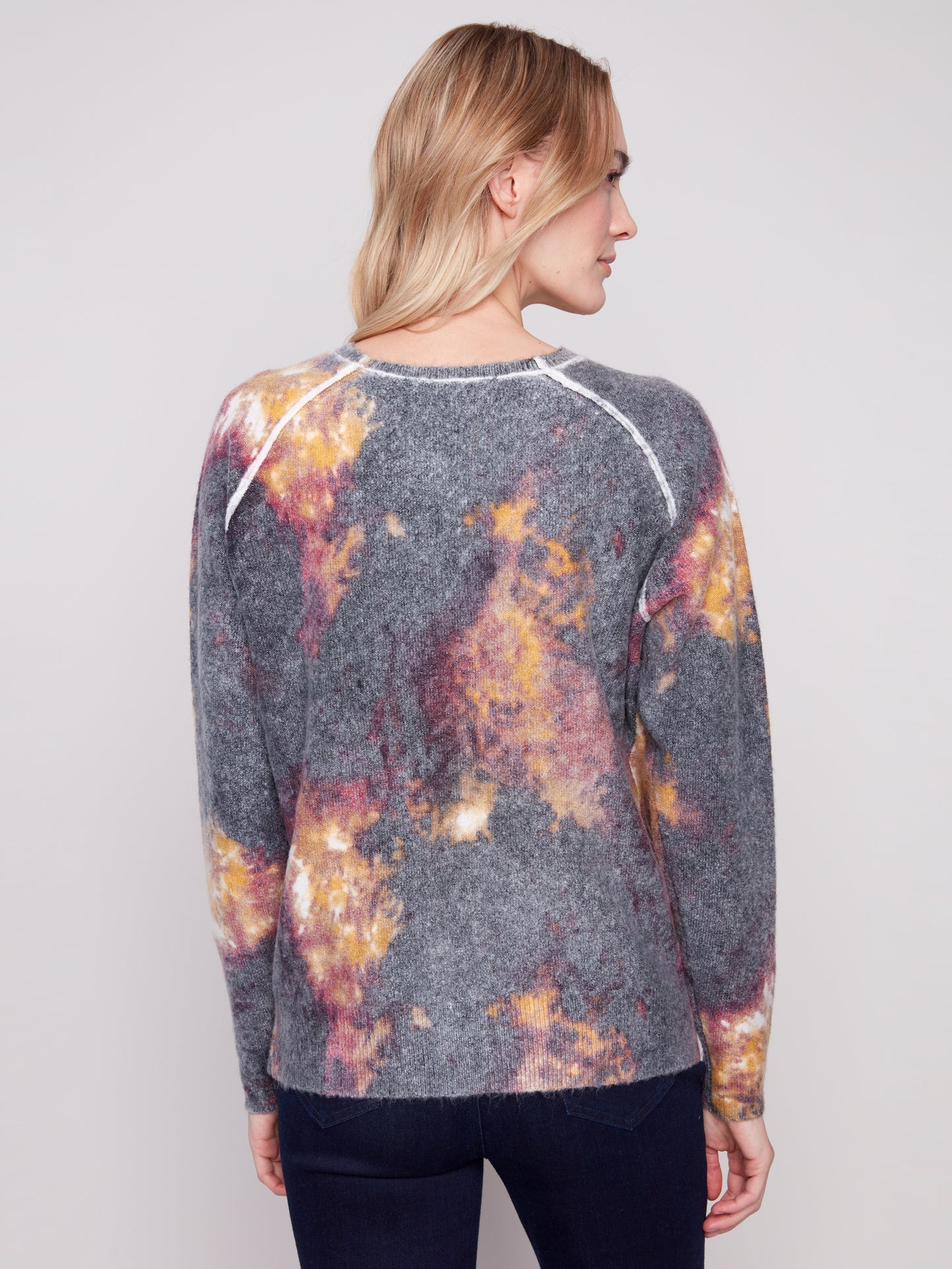CB Printed Reversable Sweater