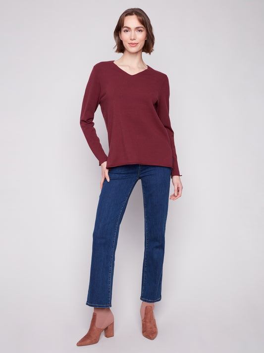 CB V-Neck Sweater