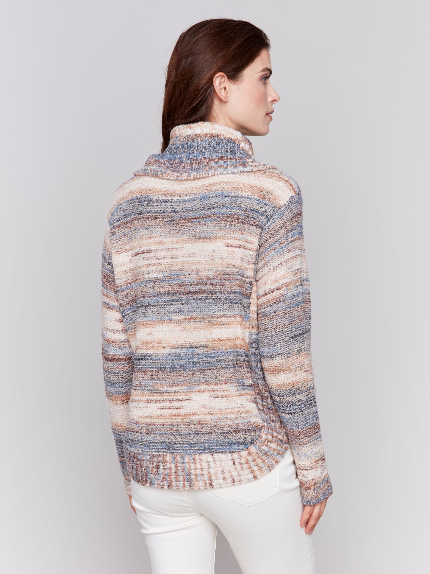 CB Two-Tone Yarn Cowlneck