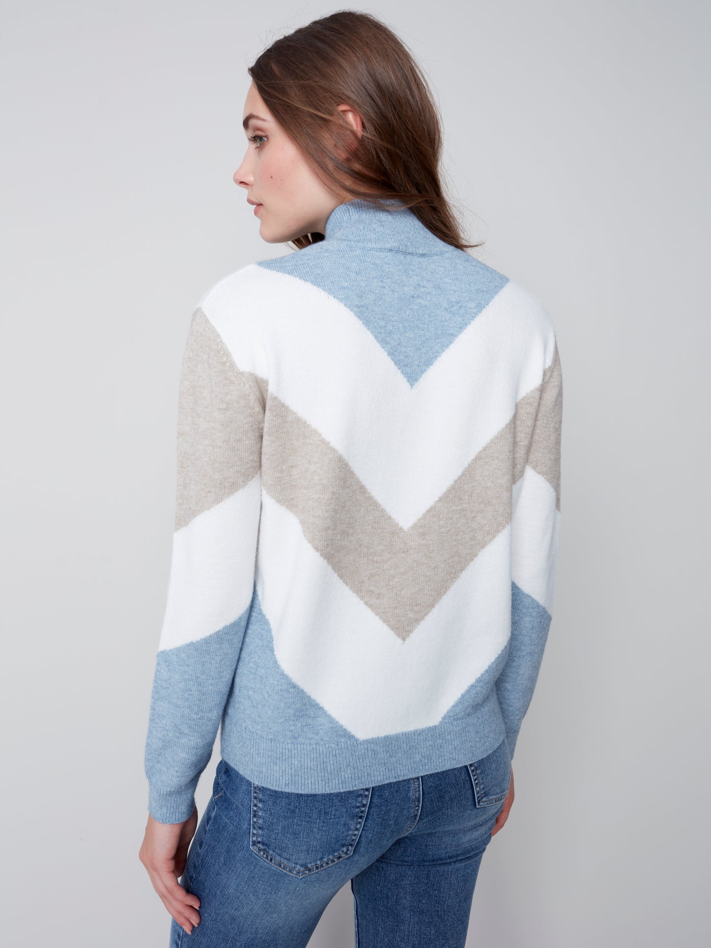 CB Chevron Stripes Sweater