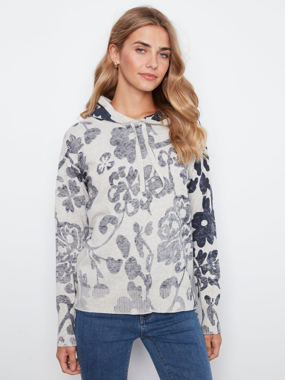 CB Printed Hoodie Sweater