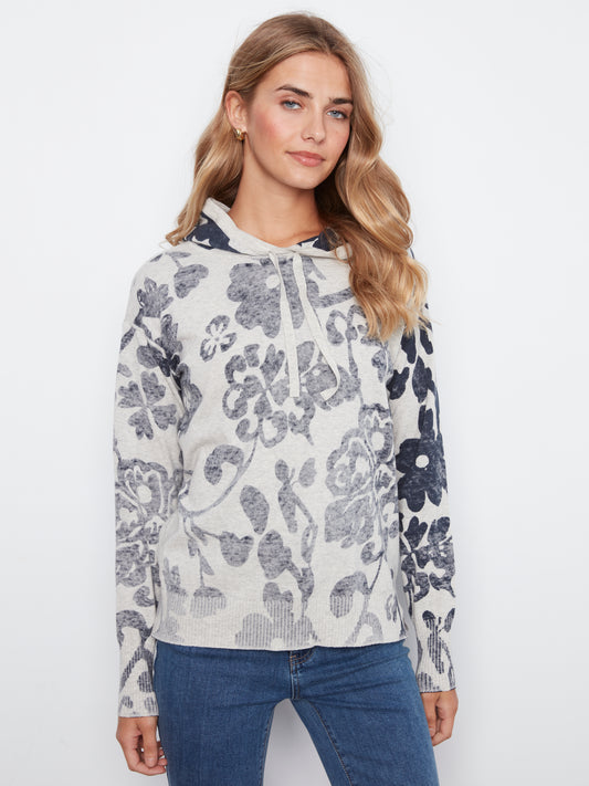 CB Printed Hoodie Sweater