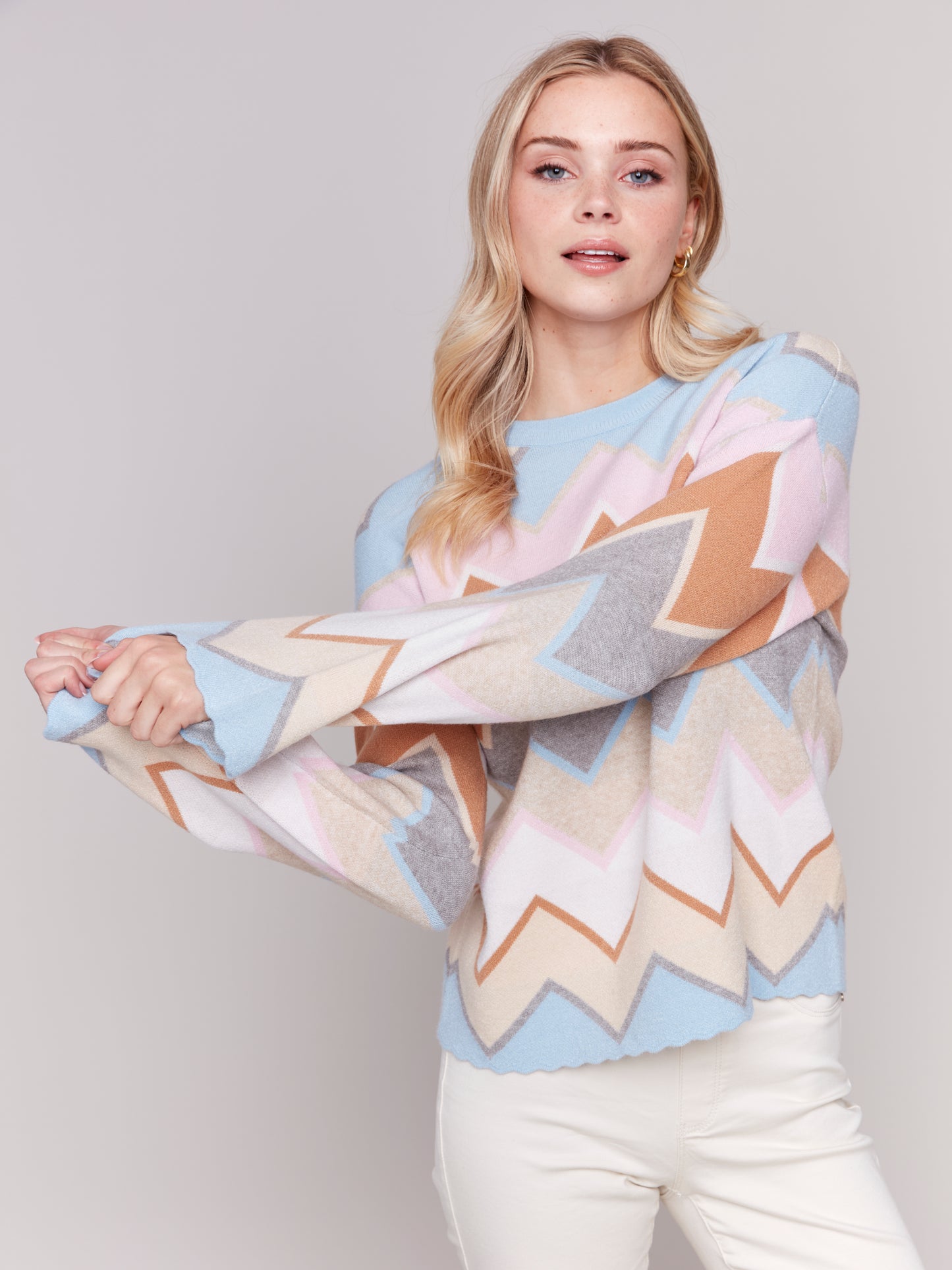 CB Chevron Knit Sweater