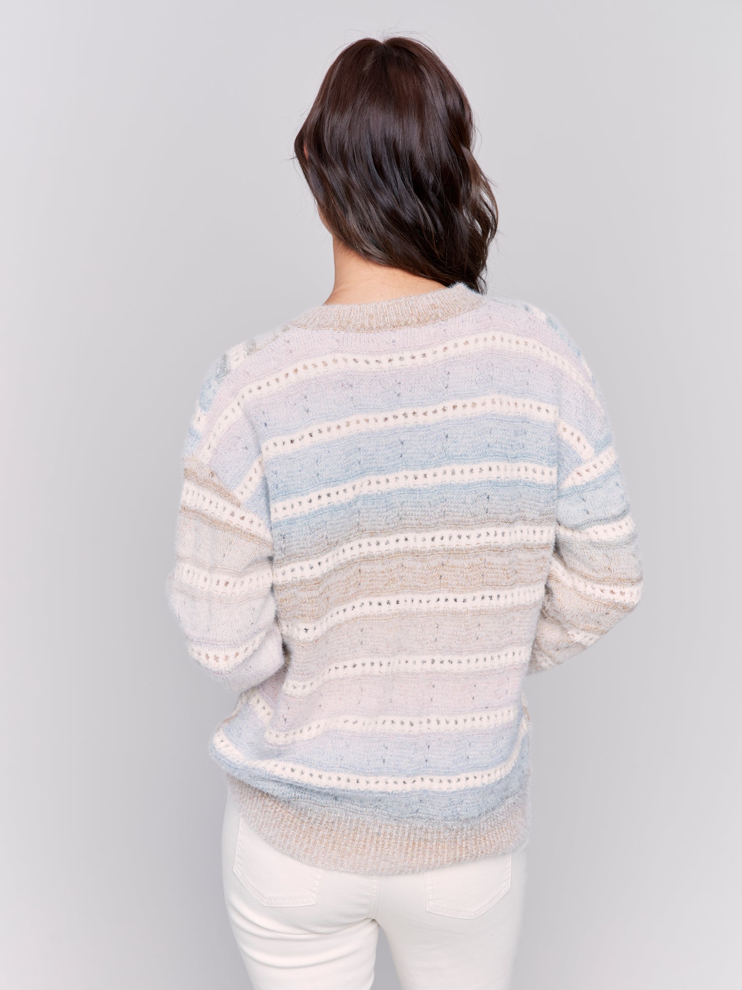 CB Ombre Chevron Knit Sweater