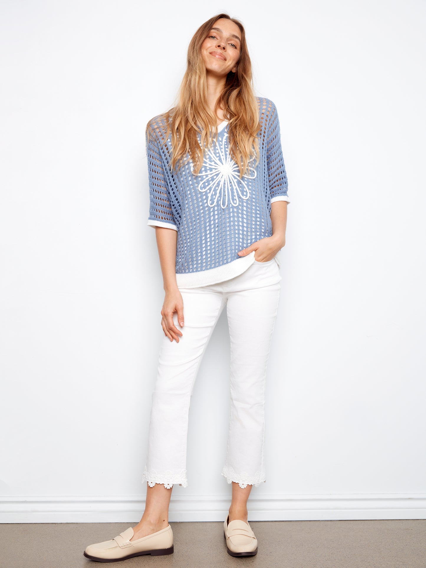 CB Fishnet Dolman Slv