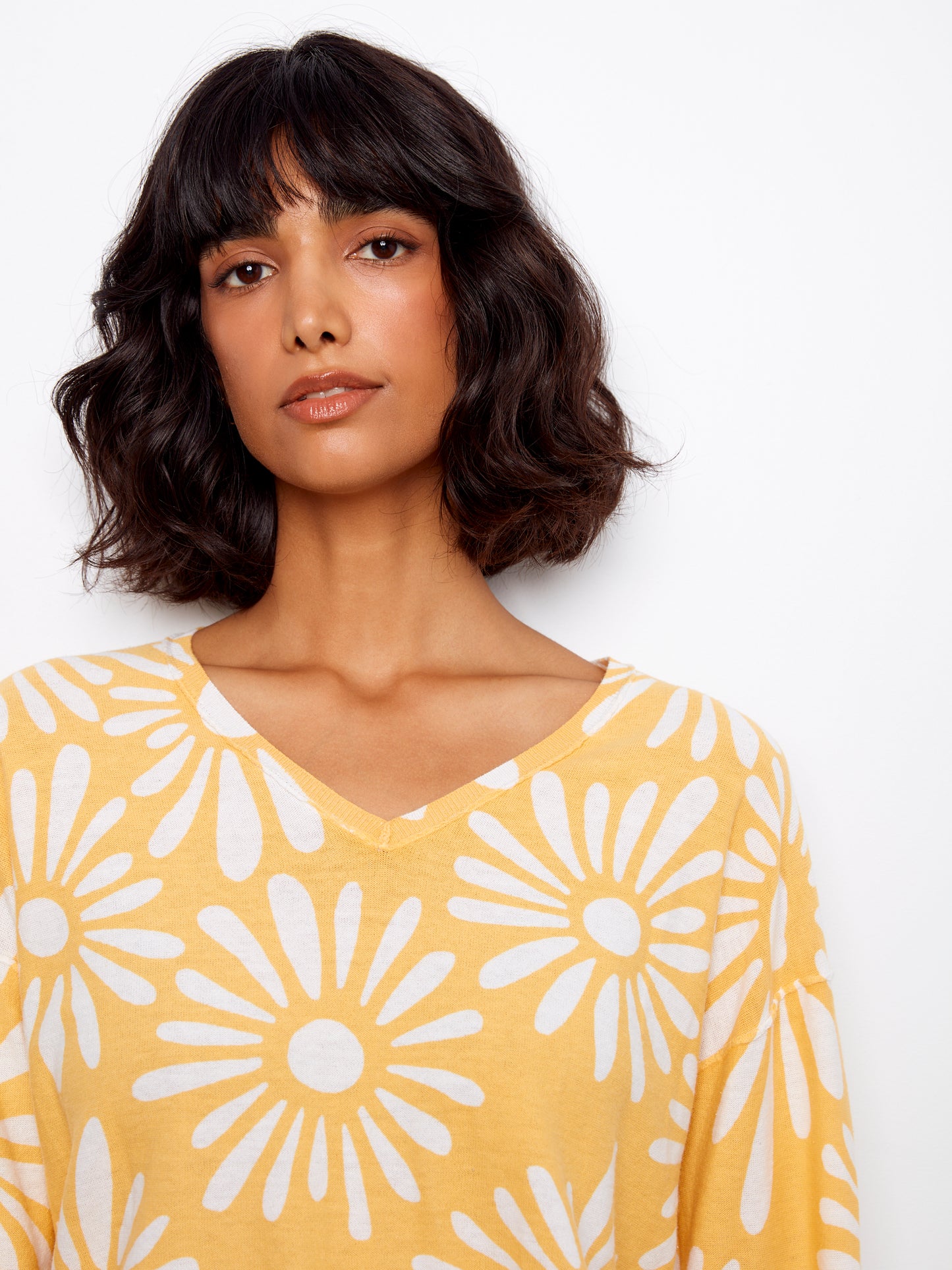 CB Reversable V-Neck Sweater