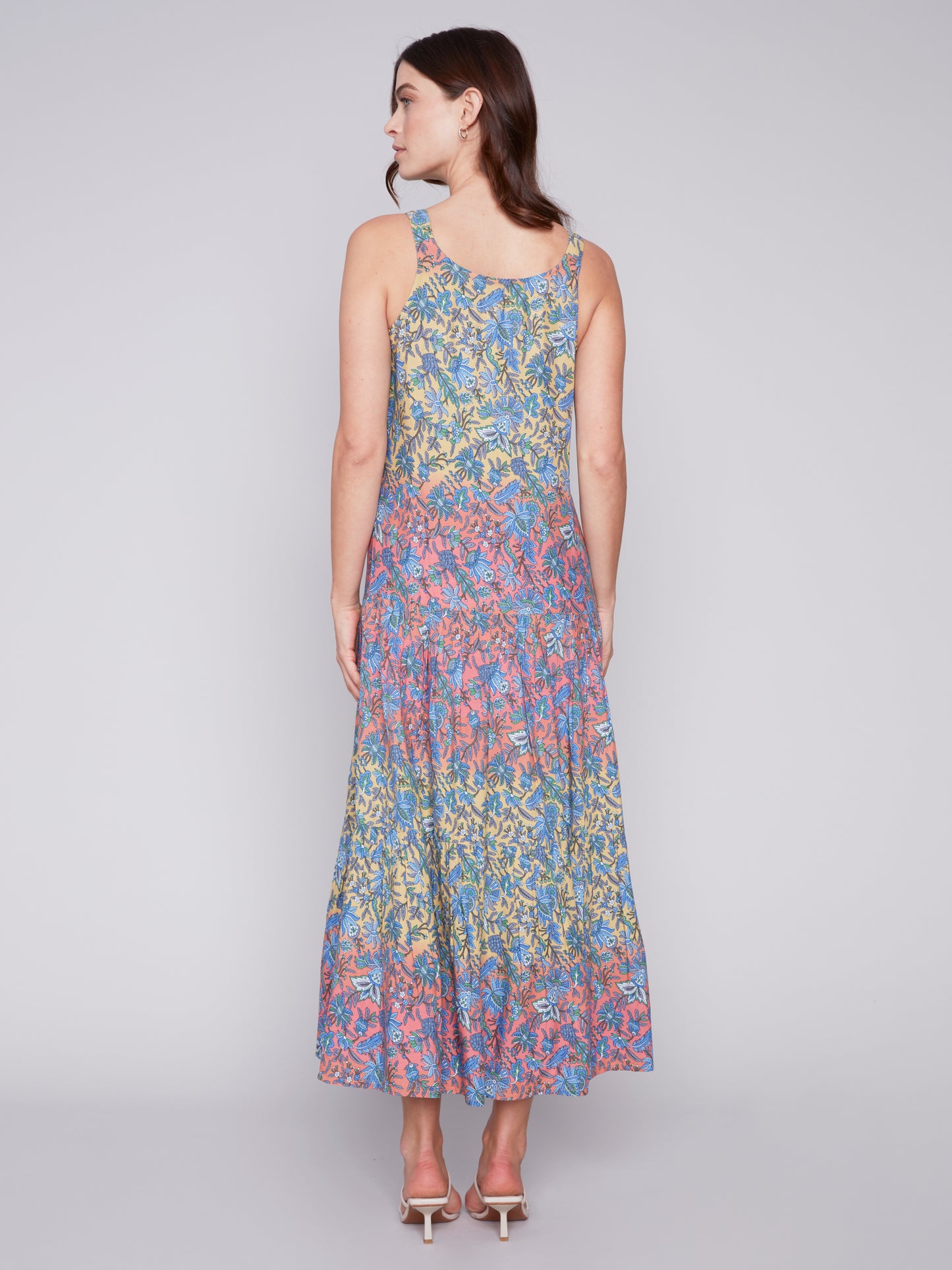 CB Printed Tiered Maxi Dress