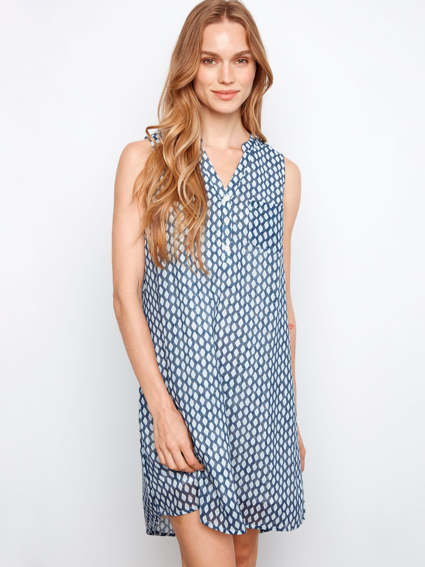 CB Henley Slvless Sundress
