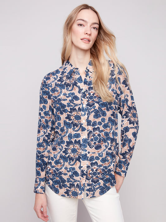 CB Long Slv Button Down Shirt
