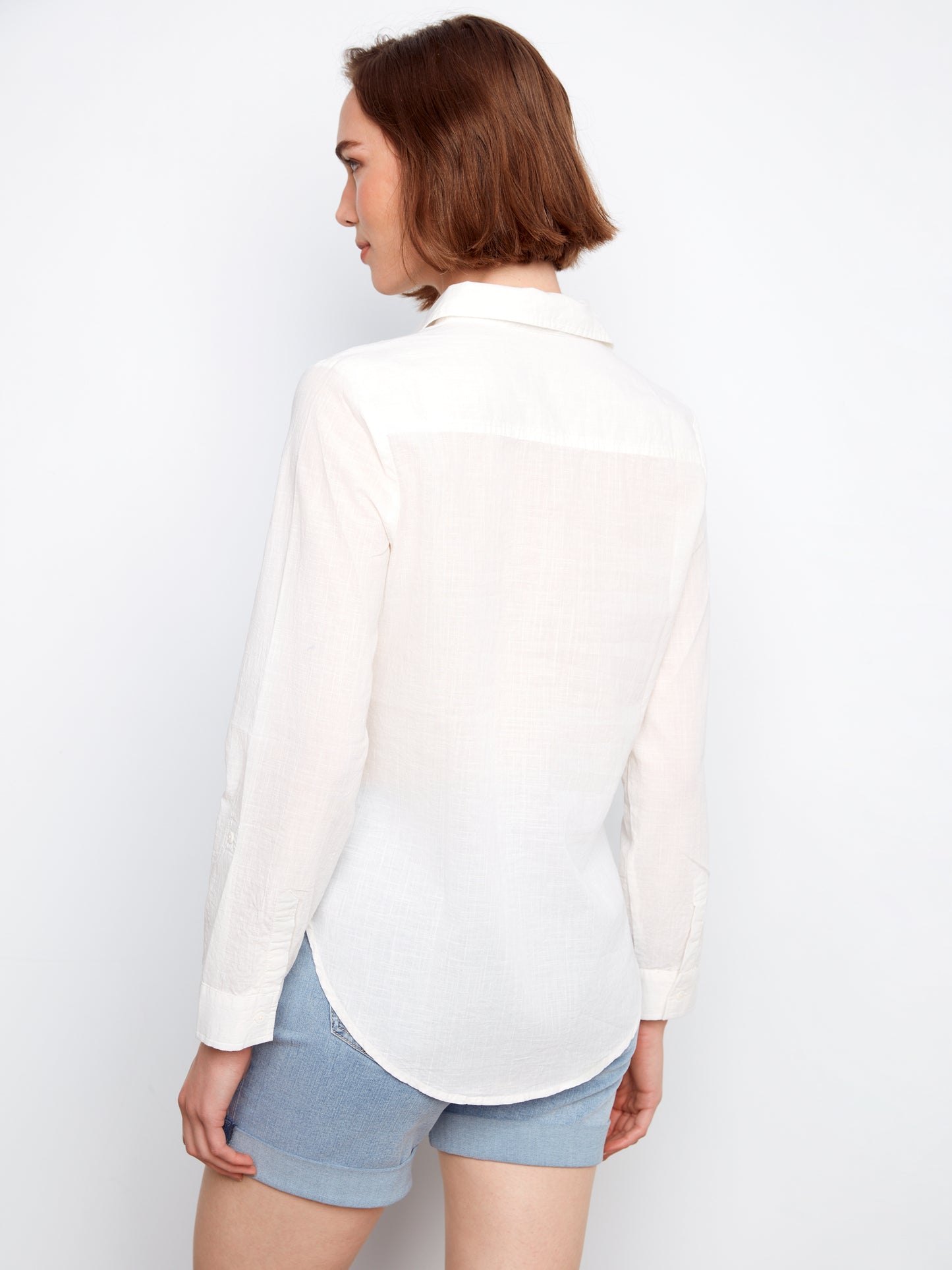 CB Roll Up Sleeve Blouse