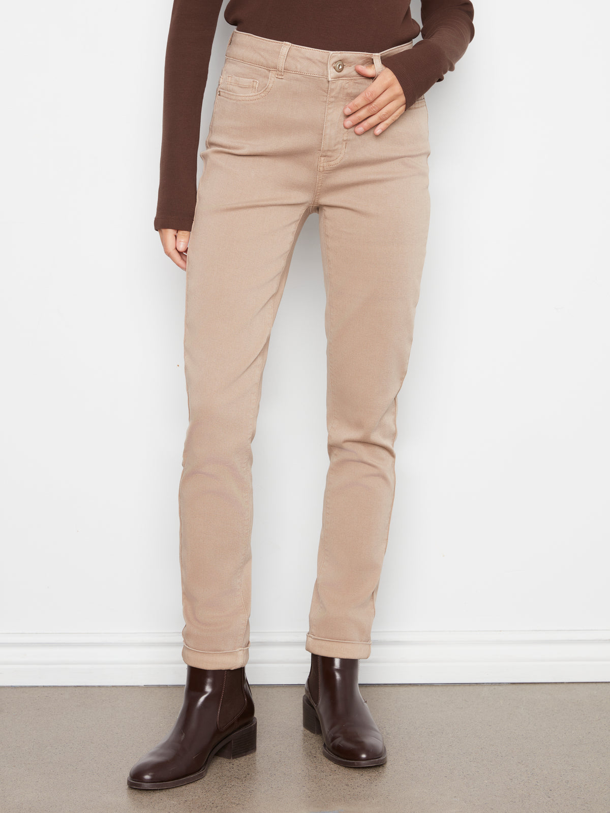 CB Cuffed Hem Twill Pant