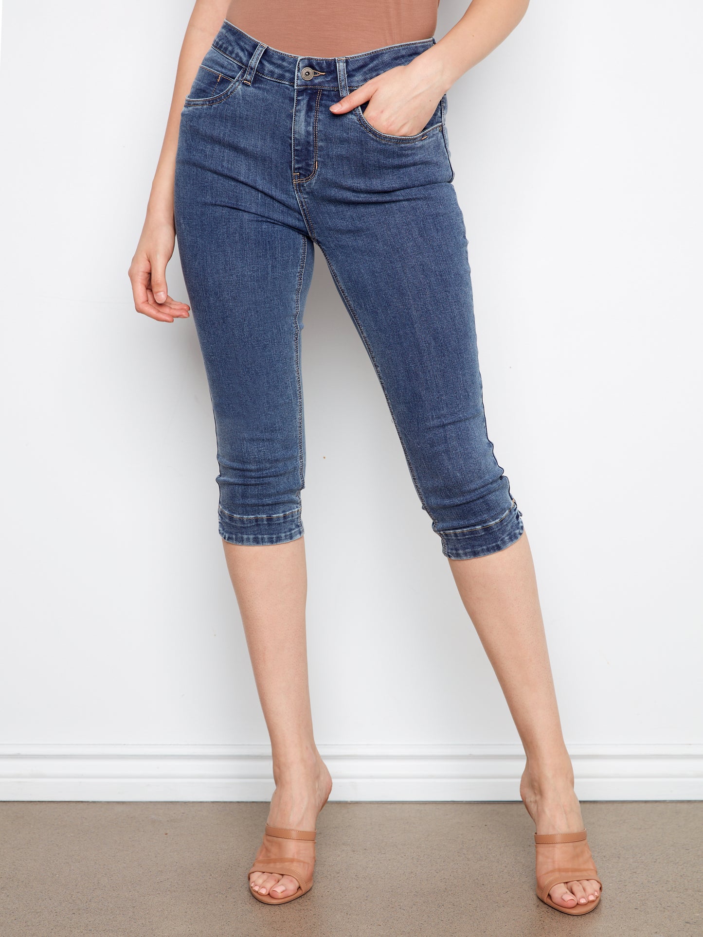 CB Stretch Denim Capri