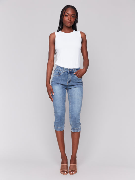 CB Knee High Capri Jeans