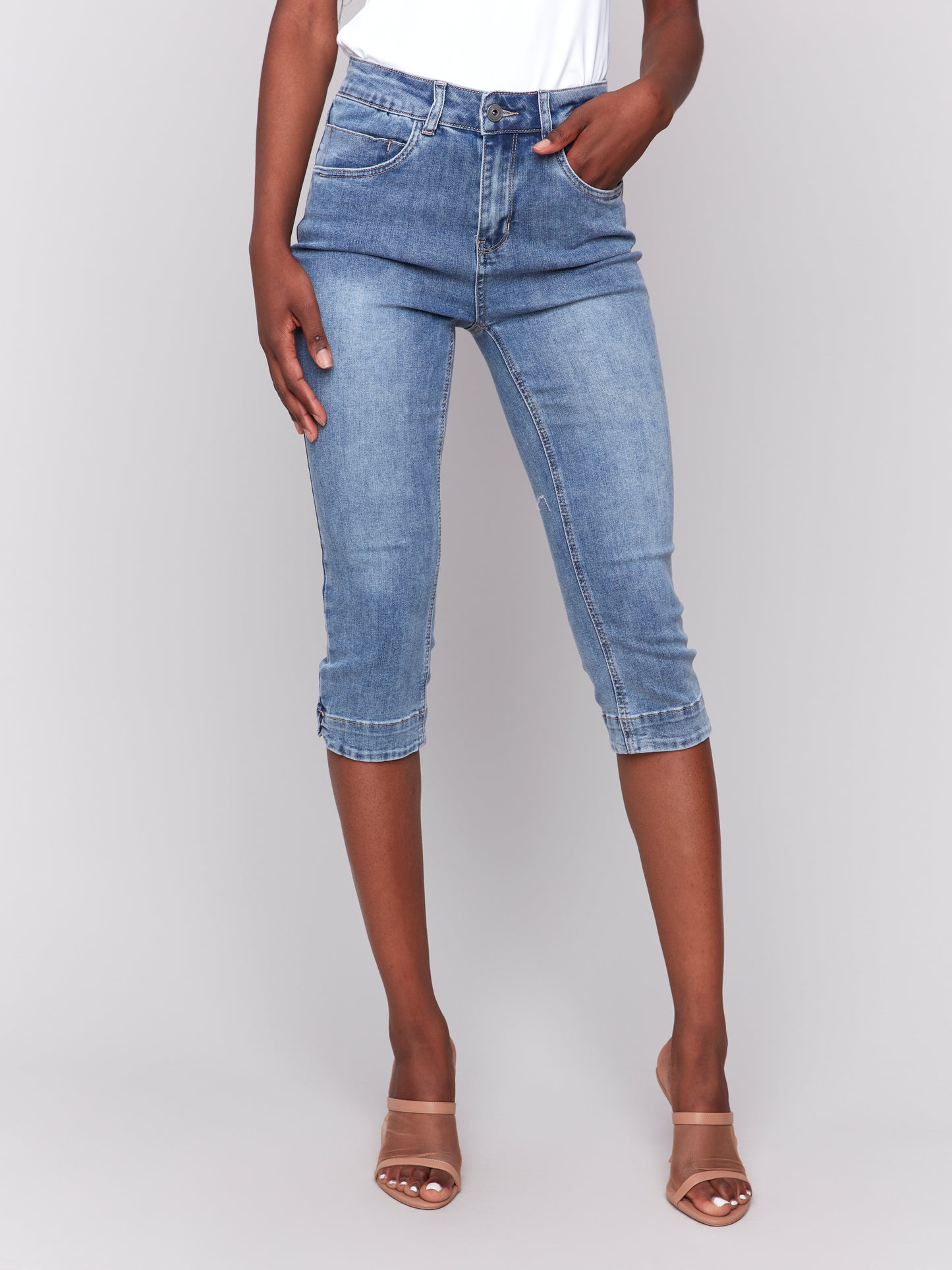 CB Knee High Capri Jeans