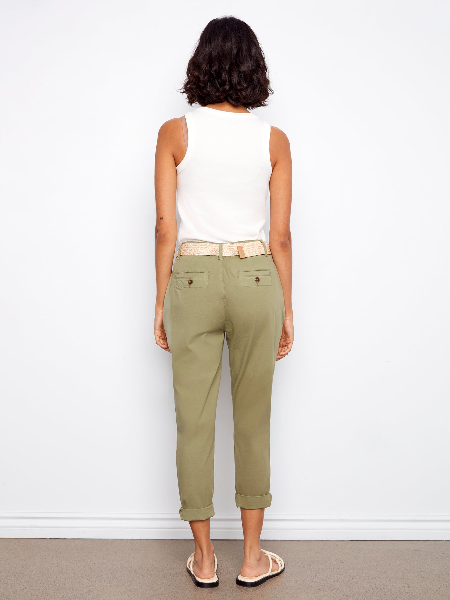 CB Narow Leg Pant W/Belt