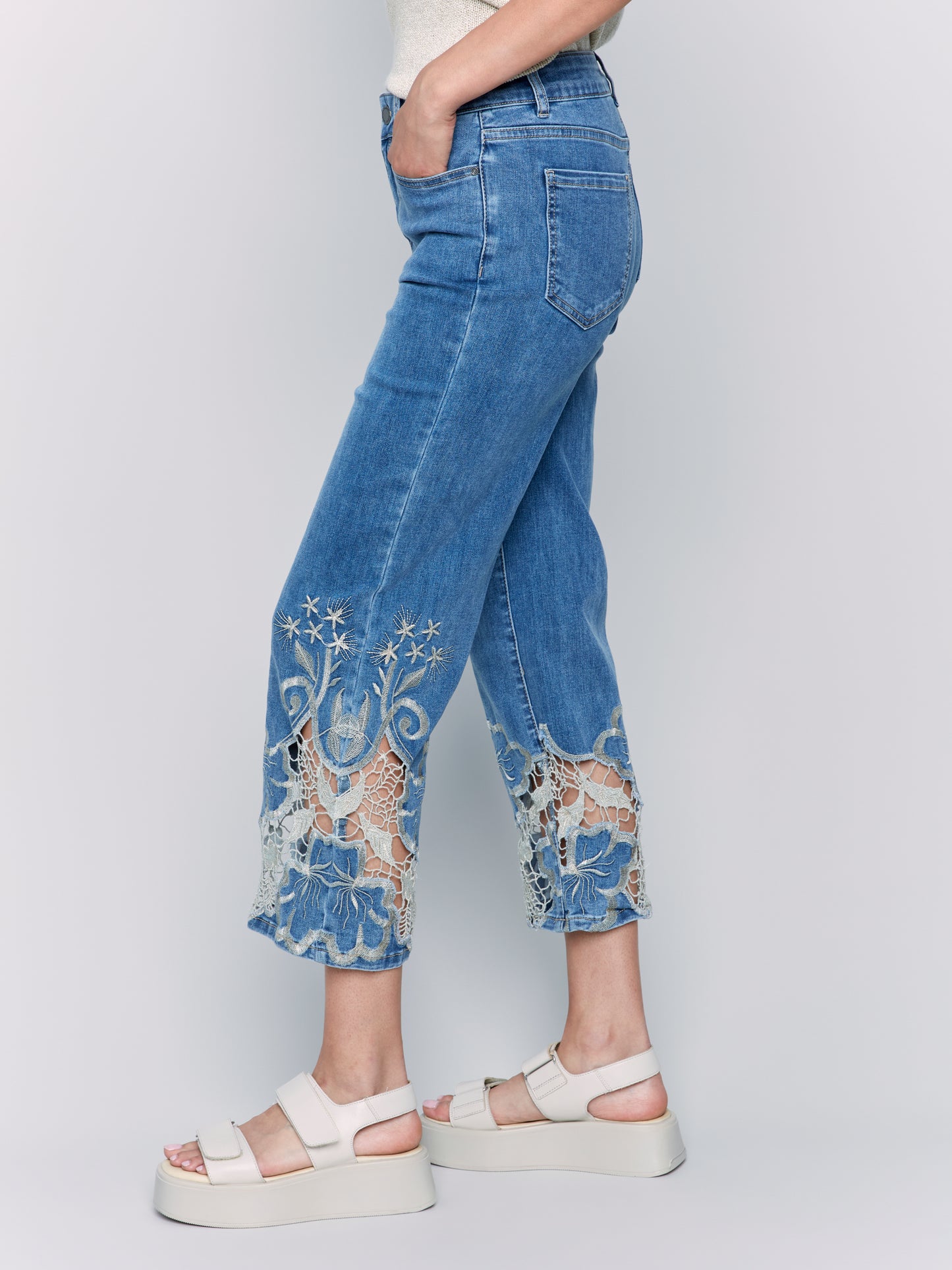 CB Flair Leg Pant w/Lace