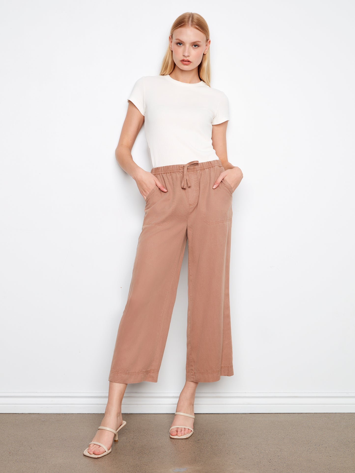CB Wide Leg Tencel Joggers