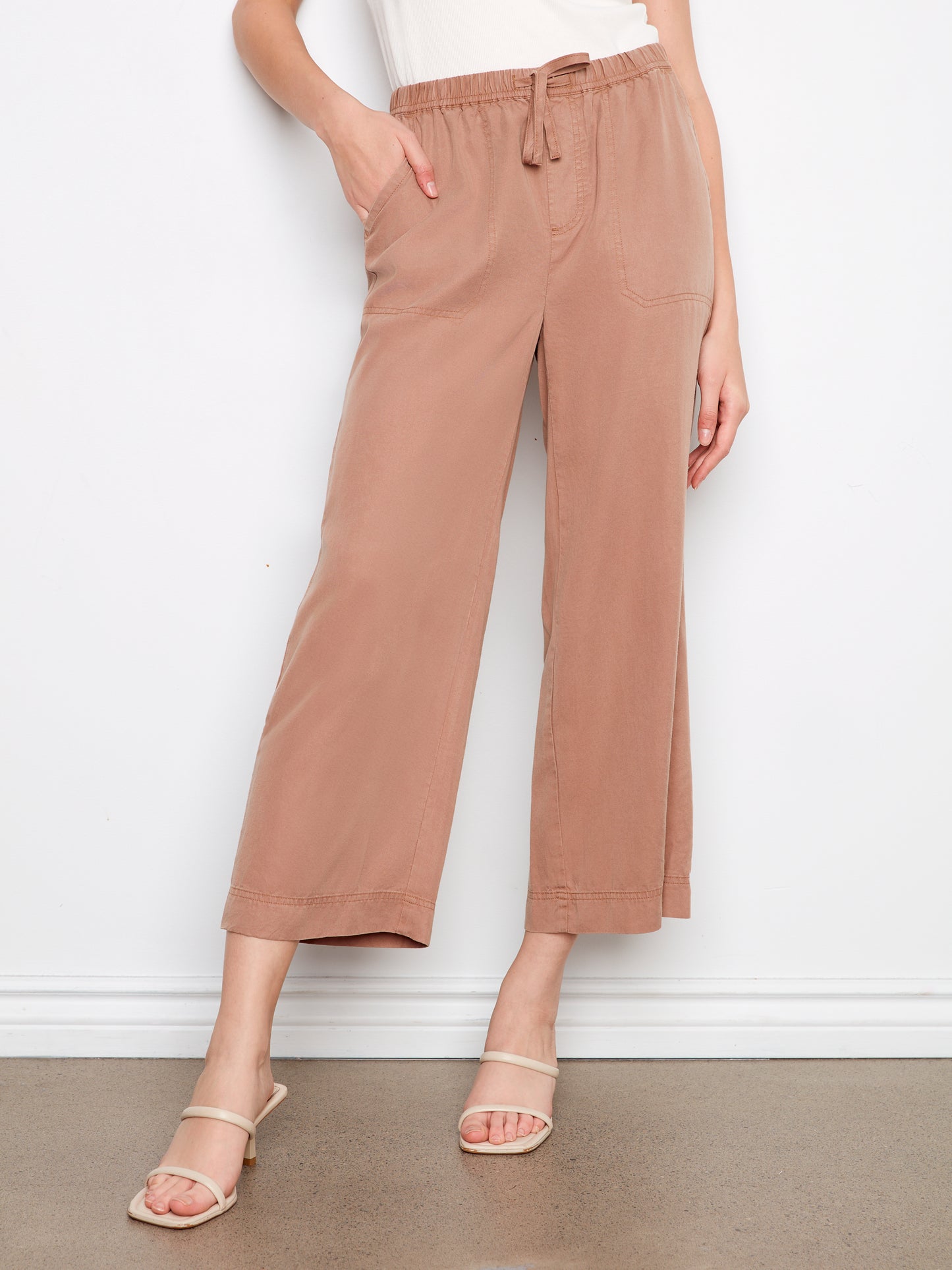 CB Wide Leg Tencel Joggers