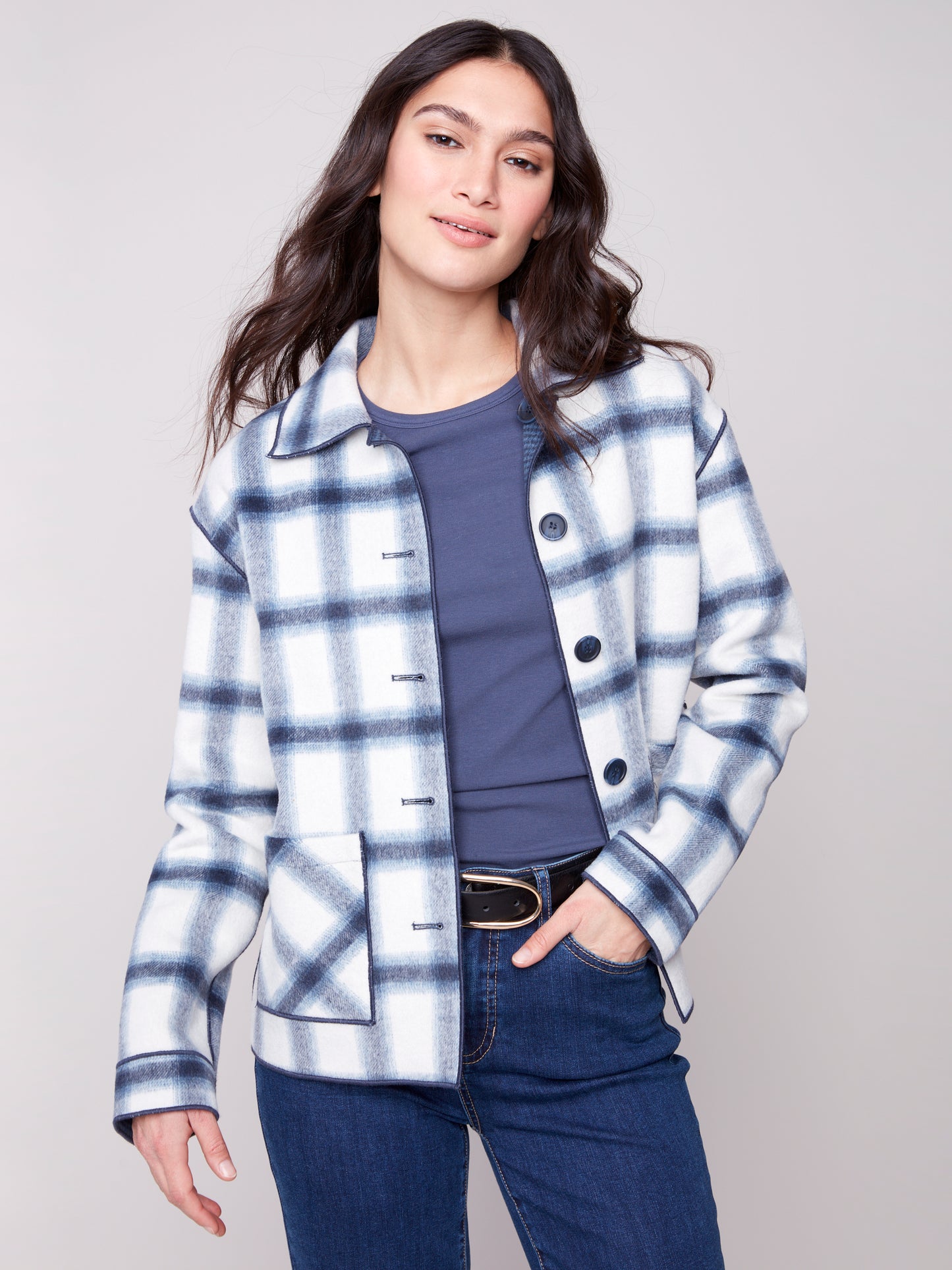 CB Reversable Plaid Coat