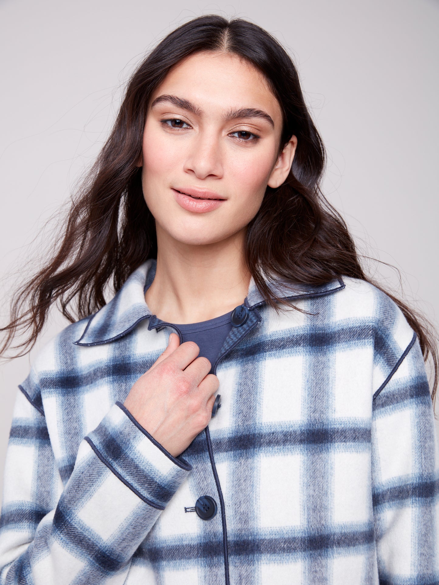 CB Reversable Plaid Coat