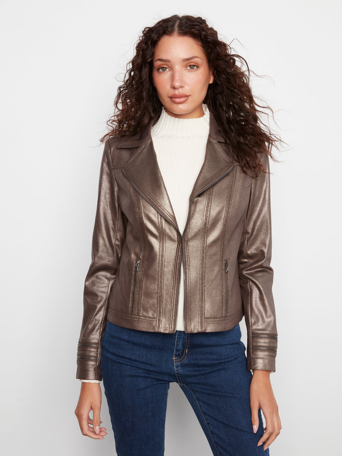 CB Vintage Faxu Leather Jacket