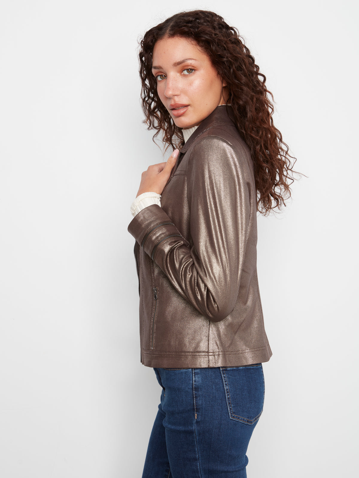 CB Vintage Faxu Leather Jacket