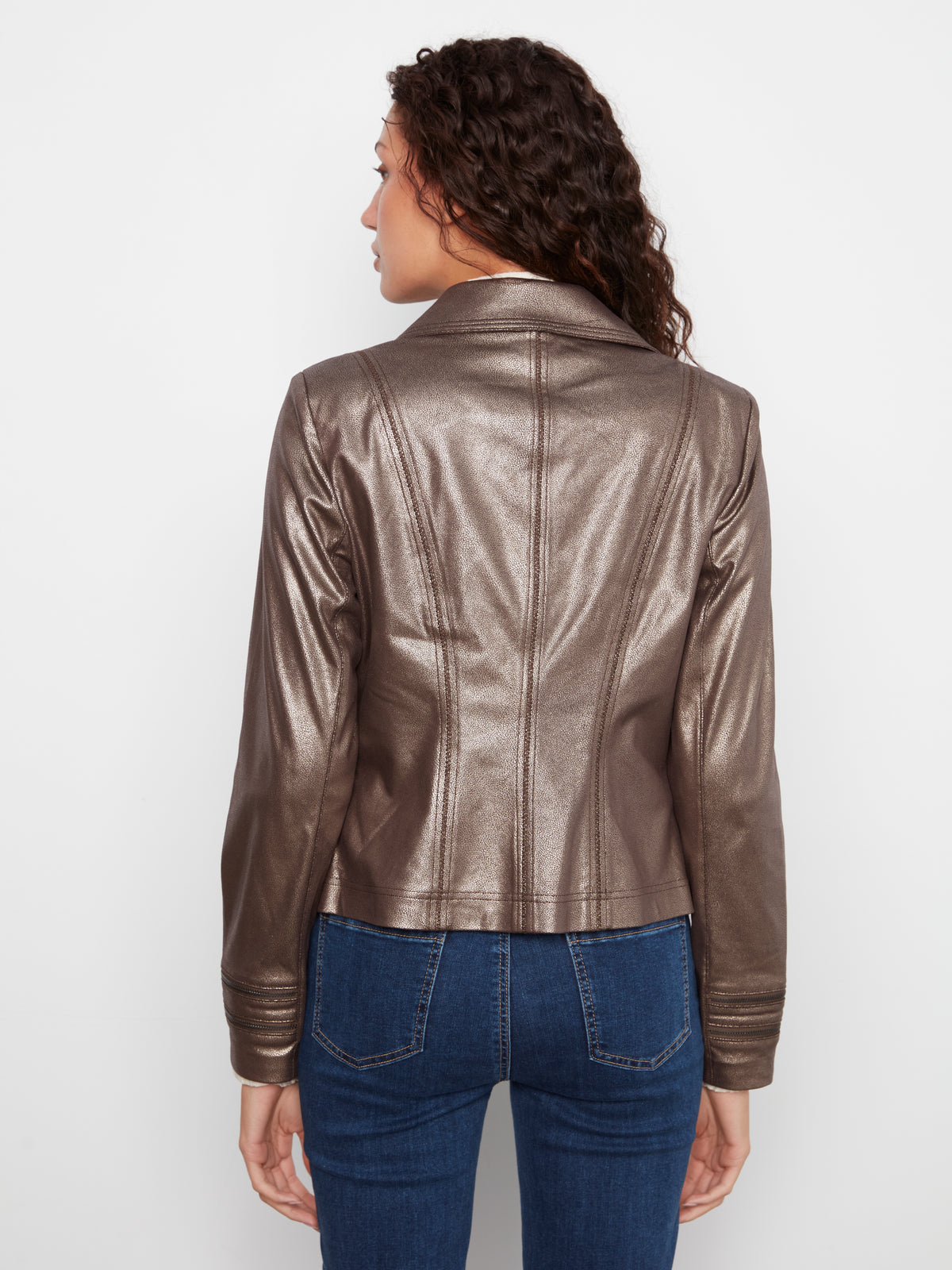 CB Vintage Faxu Leather Jacket