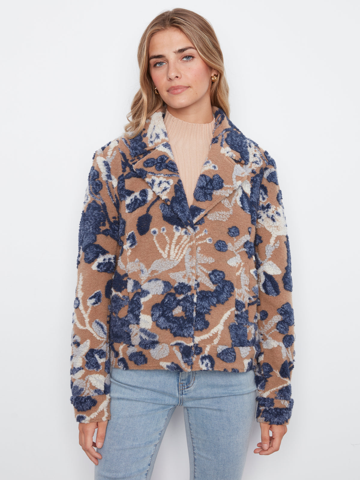 CB Sherpa Flocked Short Coat