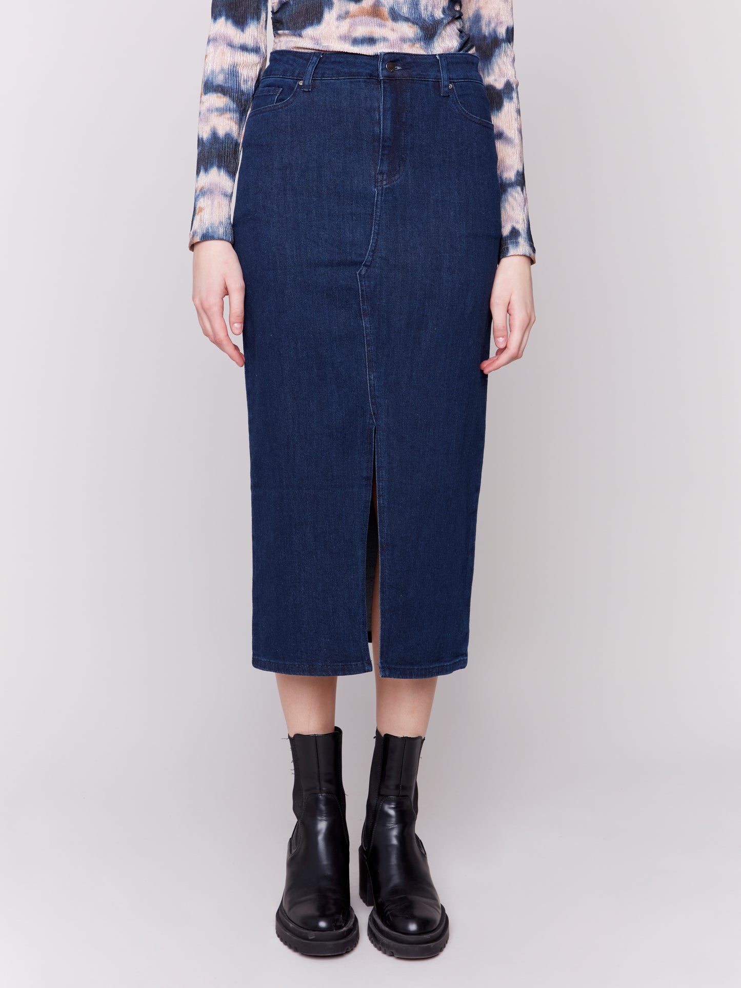 CB Long Denim Skirt