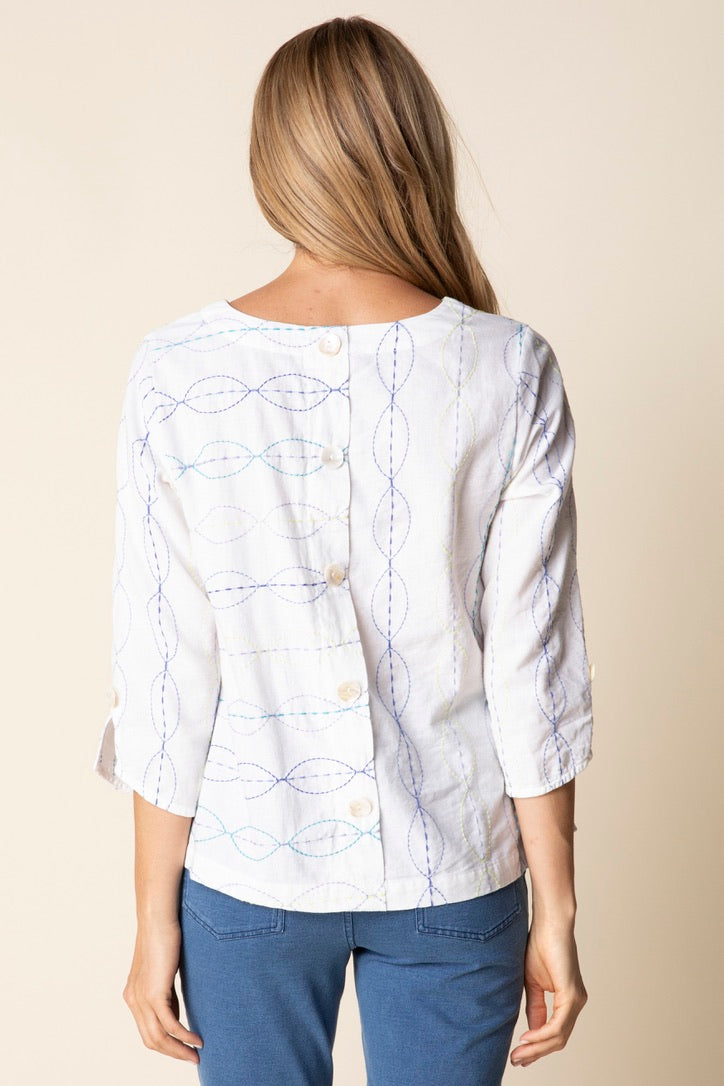 HC Button Back Pullover