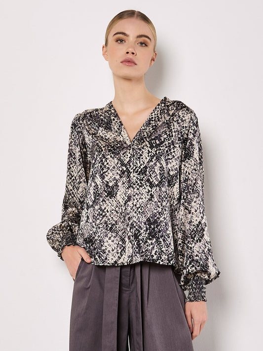 AP Snakeskin Blouse