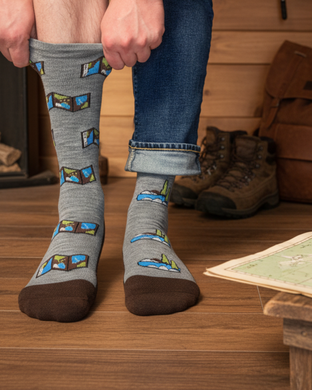 FSC Merino wool Men's Sock