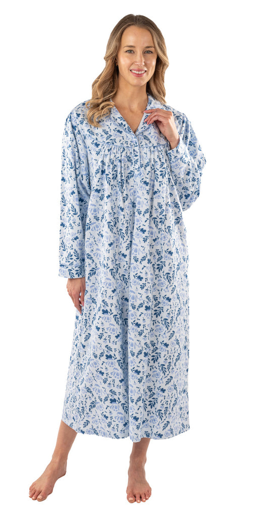 PTL Nightgown Floral Flannel