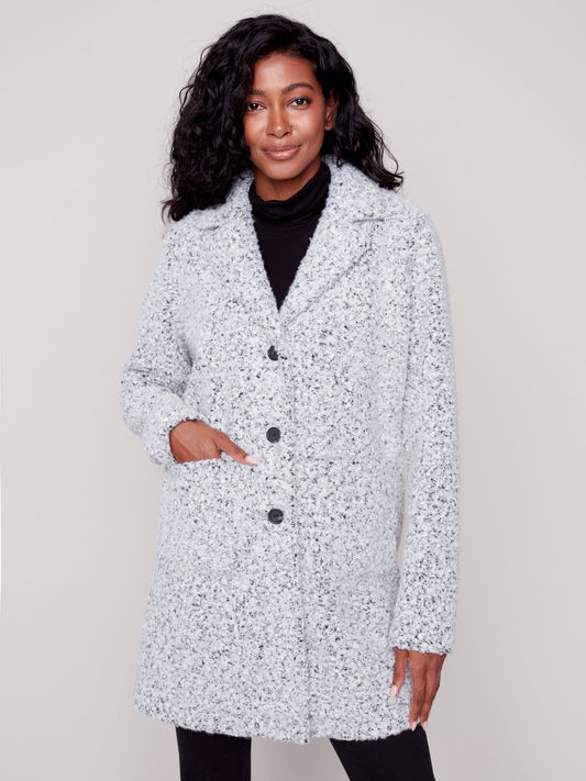 CB Boucle Knit Coat