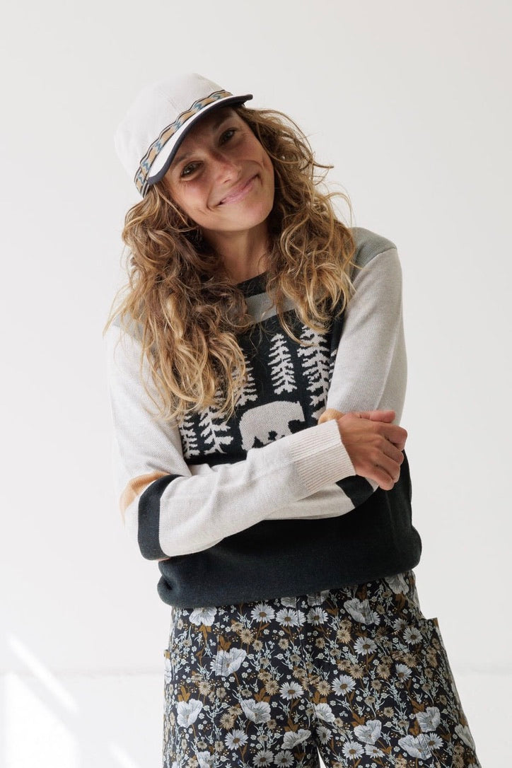 KAVU Hillrose Print Sweater